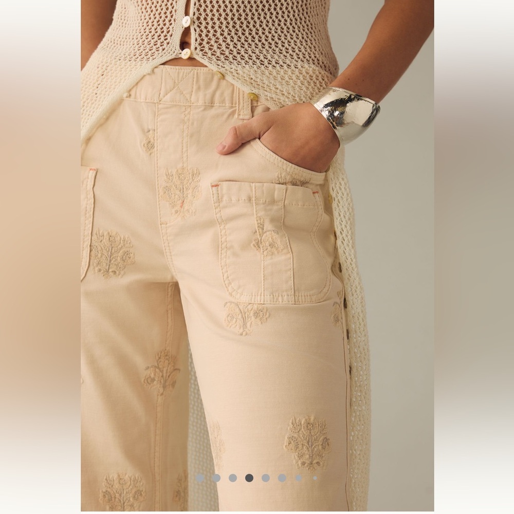 Pilcro Rustic Pull On Pants - Picture 2 of 9